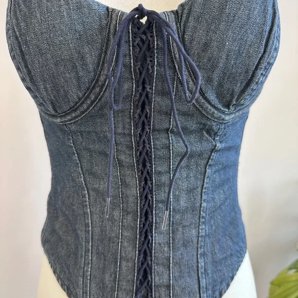 Ralph Lauren Corset Top | Structured Bustier | Vintage-Inspired - Picture 2 of 5